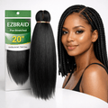 EZBRAID Pre Stretched Braid 20: Lightweight, Tangle-Free Braiding Hair