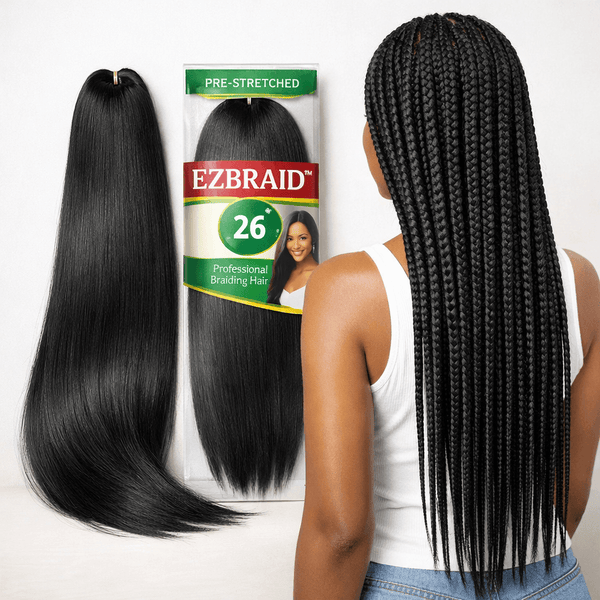 EZBRAID Pre Stretched Braid 26: Smooth, Long-Lasting Braiding Hair