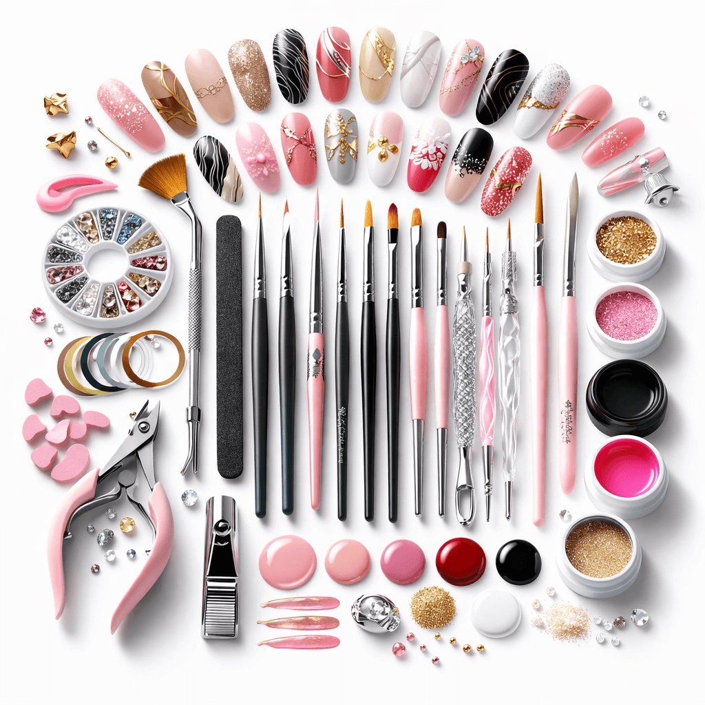 Kiss & Makartt Professional Nail Art Tools Kit – Nail Design Essentials