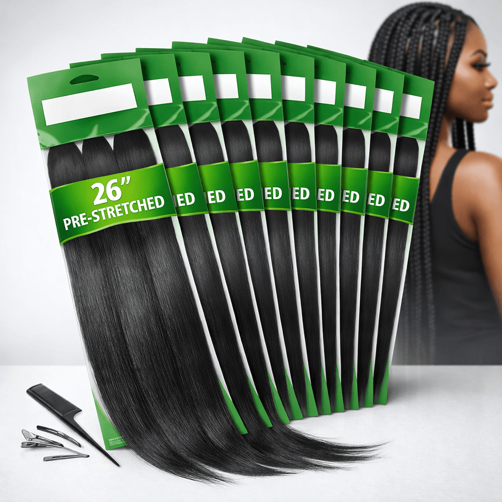 Mayde Beauty 6X Braid Nation Pre Stretched 32: Lightweight Everyday Braiding Hair