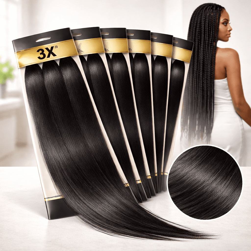 Outre X-Pression Pre Stretched Ultra Braid 3X 52: Premium Long Braiding Hair
