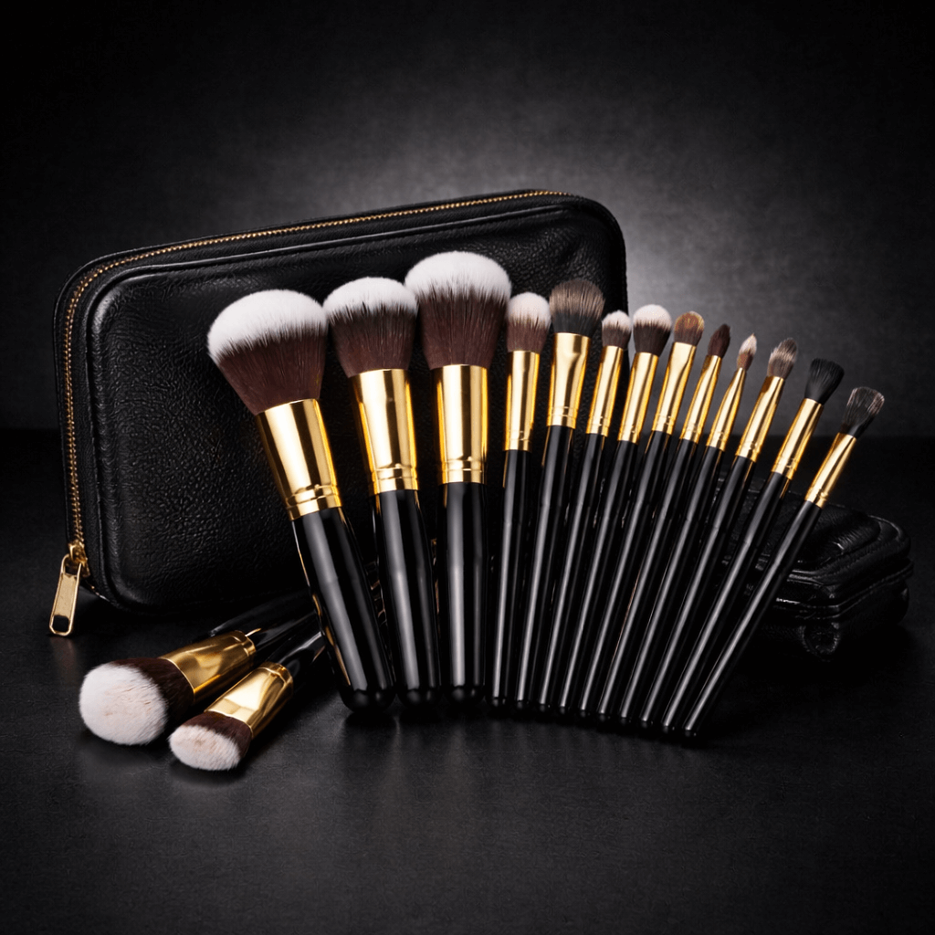 Professional Makeup Brush Set (15-Piece)